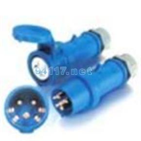 5638曼奈柯斯IP67帶開關(guān)和機械聯(lián)鎖插座400V 32A 5P，帶開關(guān)